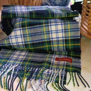 Plaid Wool Scarf
